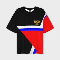 Мужская футболка оверсайз Россия и советский союз спорт