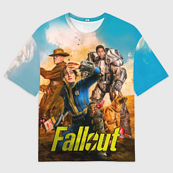 Мужская футболка оверсайз Fallout all