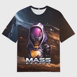 Мужская футболка оверсайз Mass Effect ТалиЗора аватар