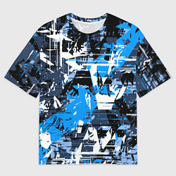 Мужская футболка оверсайз Extreme glitch