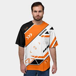 Футболка оверсайз мужская Asiimov AWP skin, цвет: 3D-принт — фото 2
