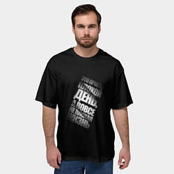 Футболка оверсайз мужская Плохой день, цвет: 3D-принт — фото 2