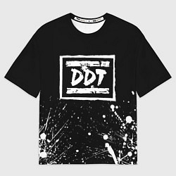 Футболка оверсайз мужская DDT rock group, цвет: 3D-принт