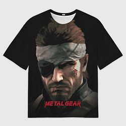 Мужская футболка оверсайз Metal gear Venom Snake