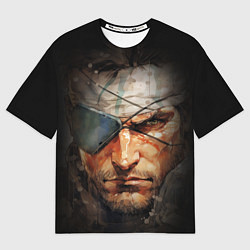 Футболка оверсайз мужская Metal gear Venom Snake, цвет: 3D-принт