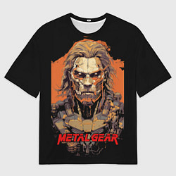 Мужская футболка оверсайз Venom Snake Metal gear game