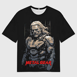 Футболка оверсайз мужская Venom Snake Metal gear game, цвет: 3D-принт