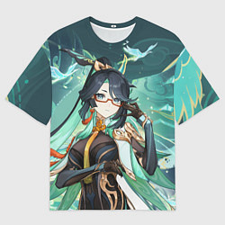 Футболка оверсайз мужская Cloud Retainer Genshin Impact, цвет: 3D-принт