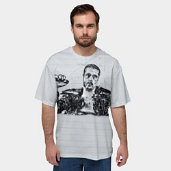 Футболка оверсайз мужская Тайлер кайфует, цвет: 3D-принт — фото 2