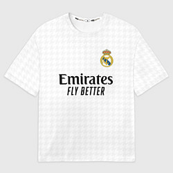 Футболка оверсайз мужская Винисиус Реал Мадрид форма 2425, цвет: 3D-принт