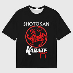 Футболка оверсайз мужская Сётокан - стиль каратэ, цвет: 3D-принт