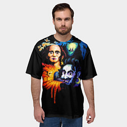 Футболка оверсайз мужская Король и шут альбом герои и злодеи, цвет: 3D-принт — фото 2