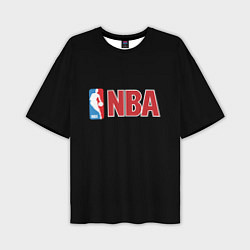 Мужская футболка оверсайз NBA logo