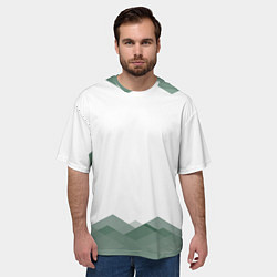 Футболка оверсайз мужская Wild bike, цвет: 3D-принт — фото 2