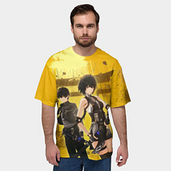 Футболка оверсайз мужская Rover - Wuthering Waves, цвет: 3D-принт — фото 2