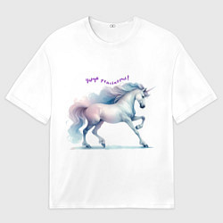 Мужская футболка оверсайз Чаруй реальность