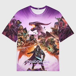Мужская футболка оверсайз Герои Dragon age the veilguard