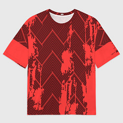 Футболка оверсайз мужская Абстрактный узор с концепцией, цвет: 3D-принт
