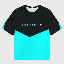 Футболка оверсайз мужская Destiny action geometry, цвет: 3D-принт