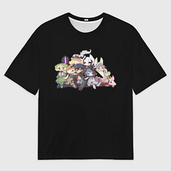 Мужская футболка оверсайз Made in Abyss Чиби