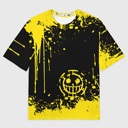 Футболка оверсайз мужская Трафальгар Д Ватер Ло прозвище пират, цвет: 3D-принт