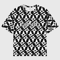 Мужская футболка оверсайз Контра астралис лого