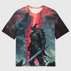 Мужская футболка оверсайз Рыцарь из армии тьмы