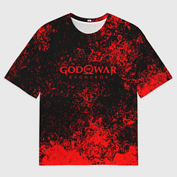 Футболка оверсайз мужская God of war ragnar blood, цвет: 3D-принт