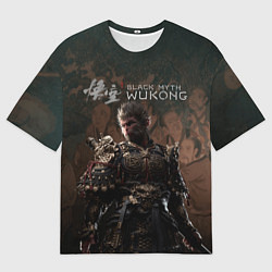 Футболка оверсайз мужская Sun Wukong Black myth wukong, цвет: 3D-принт