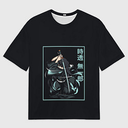 Футболка оверсайз мужская Muichiro Tokito клинок рассекающий демонов, цвет: 3D-принт