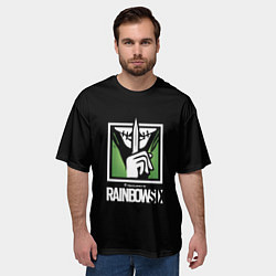 Футболка оверсайз мужская Rainbow six шутер онлайн, цвет: 3D-принт — фото 2