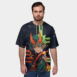 Футболка оверсайз мужская Юный Они, цвет: 3D-принт — фото 2