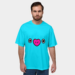 Футболка оверсайз мужская BT21-Mang, цвет: 3D-принт — фото 2