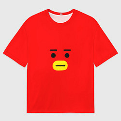 Футболка оверсайз мужская BT21 Tata, цвет: 3D-принт