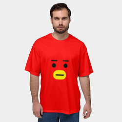 Футболка оверсайз мужская BT21 Tata, цвет: 3D-принт — фото 2