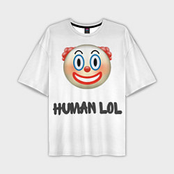 Мужская футболка оверсайз Human Fall Clown