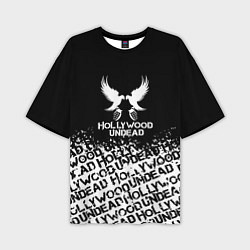 Мужская футболка оверсайз Hollywood Undead band