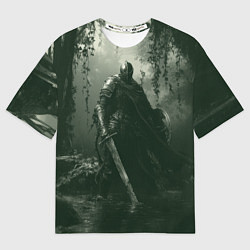 Футболка оверсайз мужская Рыцарь из Dark Souls, цвет: 3D-принт