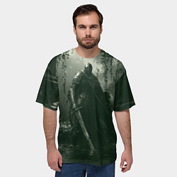 Футболка оверсайз мужская Рыцарь из Dark Souls, цвет: 3D-принт — фото 2