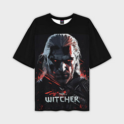 Мужская футболка оверсайз The Witcher dark style