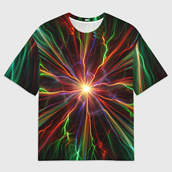 Футболка оверсайз мужская Абстрактная энергия, цвет: 3D-принт