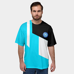 Футболка оверсайз мужская Napoli geometry fc, цвет: 3D-принт — фото 2