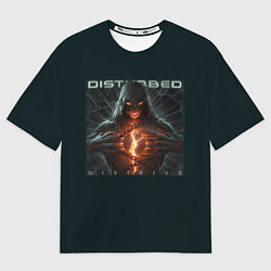 Футболка оверсайз мужская Disturbed divisive, цвет: 3D-принт