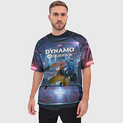 Футболка оверсайз мужская Deadlock Dynamo, цвет: 3D-принт — фото 2