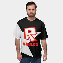 Футболка оверсайз мужская Roblox star, цвет: 3D-принт — фото 2