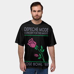 Футболка оверсайз мужская Depeche Mode - Rose Bowl, цвет: 3D-принт — фото 2
