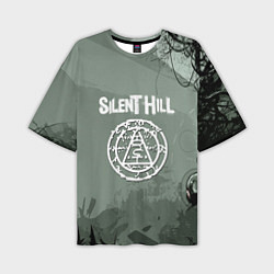 Футболка оверсайз мужская Silent hill тёмная материя, цвет: 3D-принт