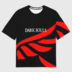 Футболка оверсайз мужская Dark souls game wings, цвет: 3D-принт
