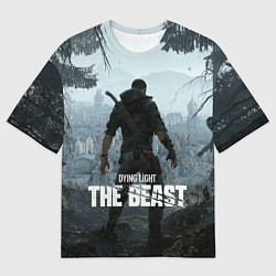 Футболка оверсайз мужская Кайл Крейн Dying light the beast, цвет: 3D-принт
