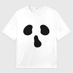 Футболка оверсайз мужская Призрак пугающий верх, цвет: 3D-принт